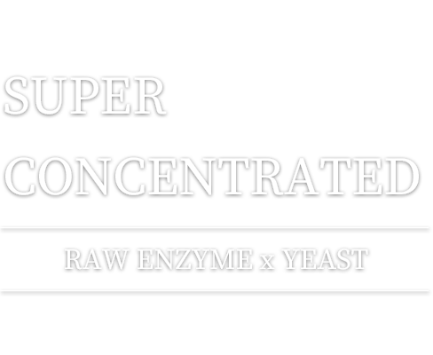 Generously concentrated raw Enzymes & Yeasts!