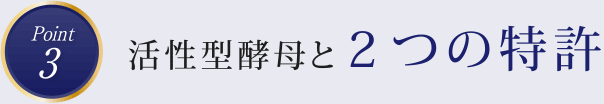 point3　活性型酵素と2つの特許