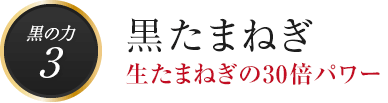 黒の力3　黒たまねぎ 生たまねぎの30倍パワー