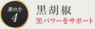 黒の力4　黒胡椒 黒パワーをサポート